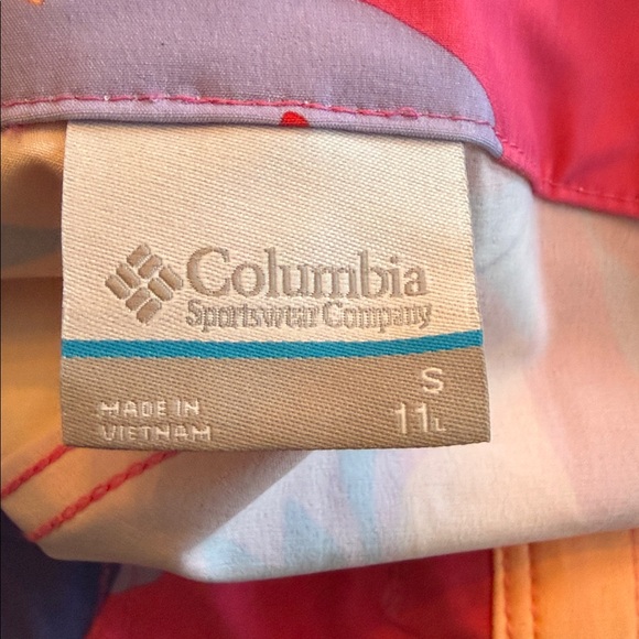 Columbia Women’s/ Swim Trunks - Pink, Orange, Blue Floral - Picture 4 of 6